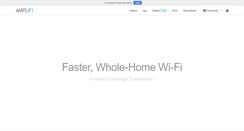 Desktop Screenshot of amplifi.com